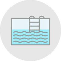 Swimming pool Vector Icon Design