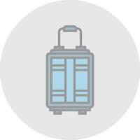 Luggage Vector Icon Design