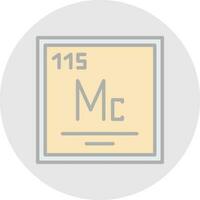 Moscovium Vector Icon Design