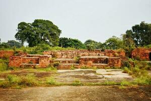 restos de nalanda Universidad foto