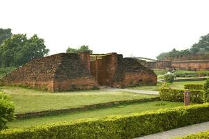 restos de nalanda Universidad foto