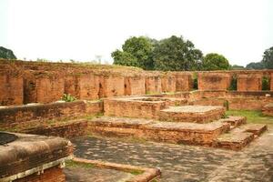 restos de nalanda Universidad foto