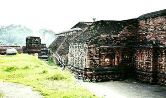 restos de nalanda Universidad foto