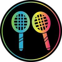 Badminton Vector Icon Design