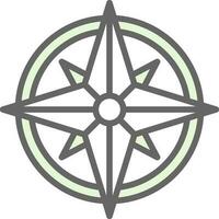 Wind rose Vector Icon Design