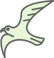 Seagull Vector Icon Design