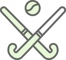 diseño de icono de vector de hockey