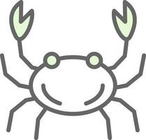 Crab Vector Icon Design