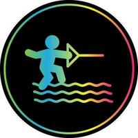 Water ski Vector Icon Design