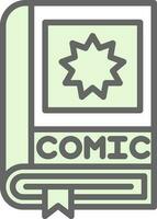 Comic book Vector Icon Design