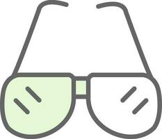 Sun glasses Vector Icon Design