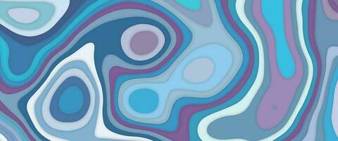 Colorful gradient paper cut background with layered curves in realistic. Modern topography concept design or flowing liquid illustration for website template. Smooth origami art shape paper cut photo