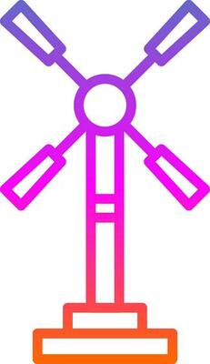 Windmill Vector Icon Design