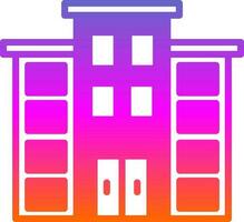 Townhouse Vector Icon Design