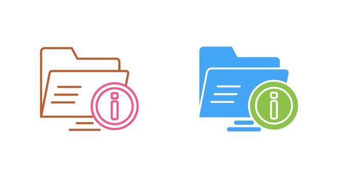 icono de vector de carpeta