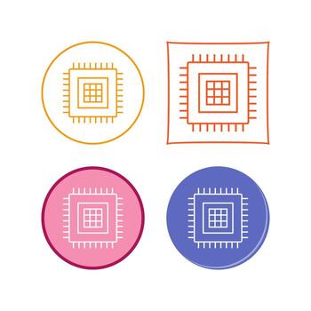 Processor Vector Icon