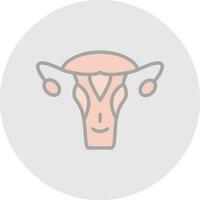 Uterus Vector Icon Design