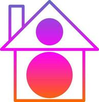 Cuckoo clock Vector Icon Design