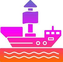 pirata Embarcacion vector icono diseño