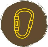 Carabiner Vector Icon Design