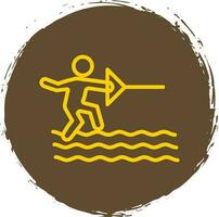 Water ski Vector Icon Design