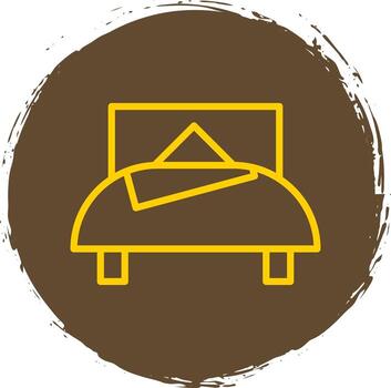 Bed Vector Icon Design