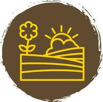 Field Vector Icon Design