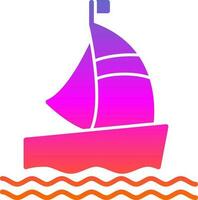 Boat Vector Icon Design