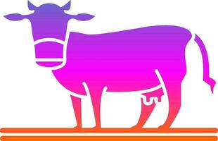 Cow Vector Icon Design