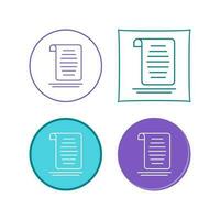 Document Vector Icon