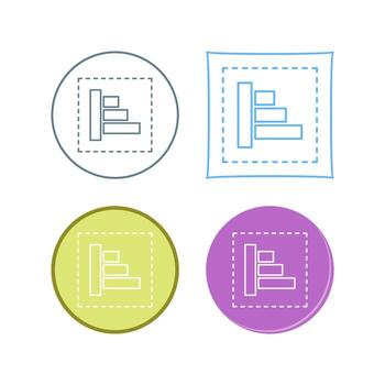 Object Alignment Vector Icon