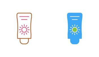 Sun Cream Vector Icon