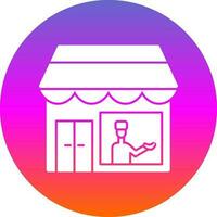 Shopkeeper Vector Icon Design