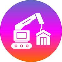 Construction site Vector Icon Design