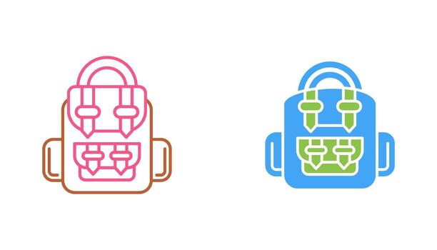 Backpack Vector Icon