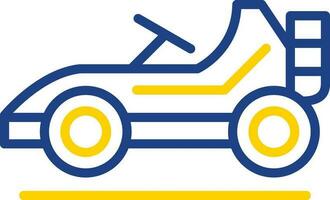 Vamos kart vector icono diseño