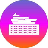 diseño de icono de vector de crucero