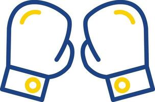 Boxing gloves Vector Icon Design