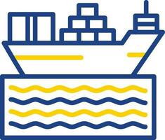 Ship Vector Icon Design