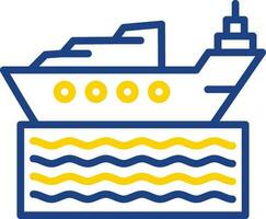 Ship Vector Icon Design