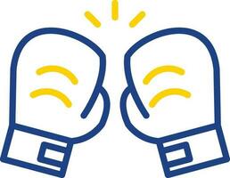 Boxing gloves Vector Icon Design