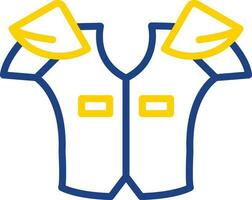Shoulder pads Vector Icon Design