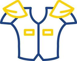 Shoulder pads Vector Icon Design