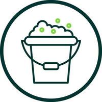 Bucket Vector Icon Design