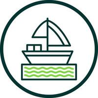 Boat Vector Icon Design