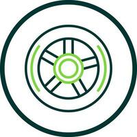 Wheel Vector Icon Design