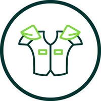 Shoulder pads Vector Icon Design