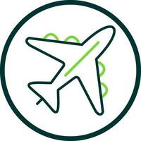 Airplane Vector Icon Design