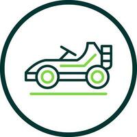 Go kart Vector Icon Design