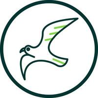 Seagull Vector Icon Design